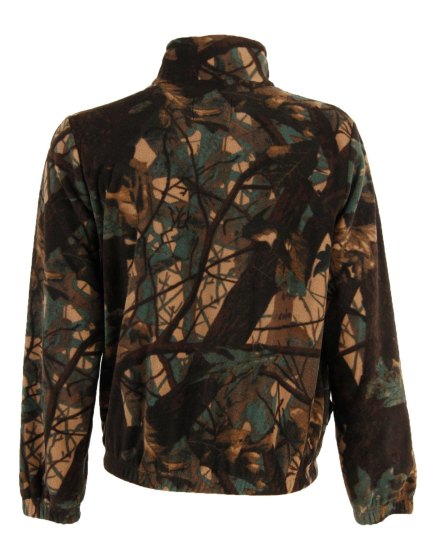 Maglia maglione in pile caccia uomo bosco verde neve sportivo caldo tasche - Personalizzabile con il tuo logo