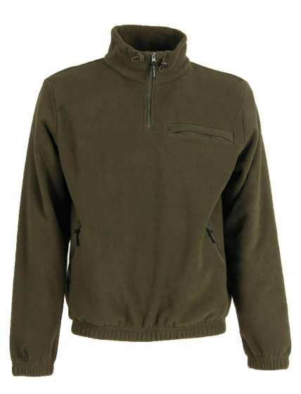 Maglia maglione in pile caccia uomo bosco verde neve sportivo caldo tasche - Personalizzabile con il tuo logo