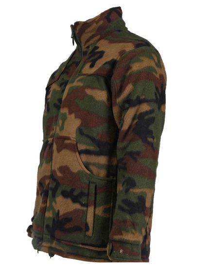 Maglione pile zip montagna giacca tasche neve caccia cacciatore - Personalizzabile con il tuo logo
