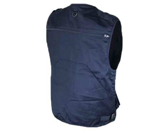 Gilet smanicato policotone pesca caccia abbigliamento tecnico tasche bottoni zip