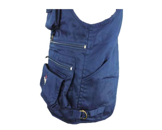Gilet smanicato policotone pesca caccia abbigliamento tecnico tasche bottoni zip