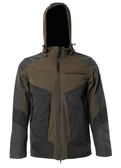 Giacca giubbino softshell caccia vento pioggia uomo abbigliamento sport - Personalizzabile con il tuo logo