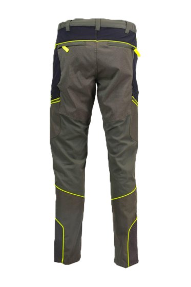 Pantalone pantaloni antistrappo elasticizzato teflon rinforzi caccia moto pesca