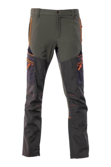 Pantalone pantaloni antistrappo elasticizzato teflon rinforzi caccia moto pesca