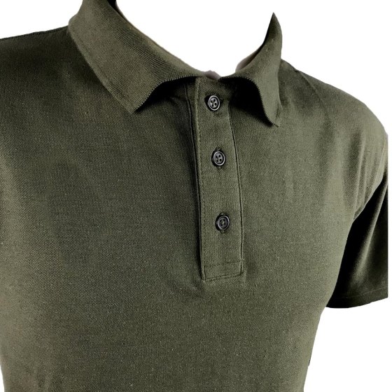 Polo tshirt  maglietta Sport cotone Piquet manica corta caccia militare