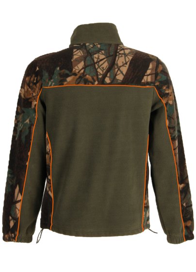 Maglione pile zip maglia termica calda neve montagna bosco uomo - Personalizzabile con il tuo logo