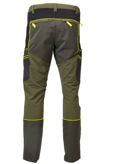 Pantalone in cotone elasticizzato fluo teflon caccia abbigliamento tecnico uomo