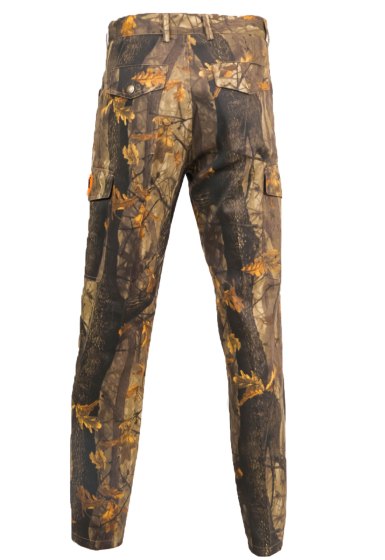 Pantalone caccia bosco o mimetico foderato montagna tessuto poly/cotone 6 tasche