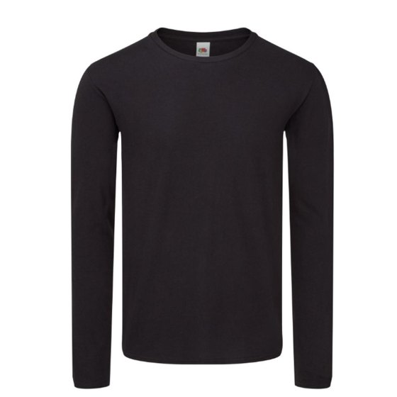 T-Shirt manica lunga uomo girocollo 100% cotone  vari colori da S a 3 XL STAMPA DIRETTA su tessuto o dtf