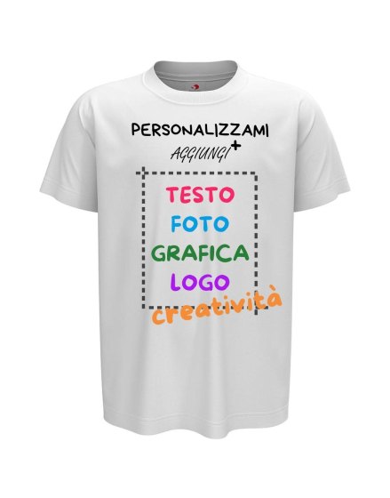 10x T-Shirt manica bambino girocollo cotone pettinato 155 gr vari colori da 1 a 13 anni - PERSONALIZZA CON IL TUO LOGO