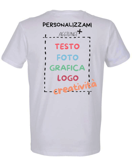 5x T-Shirt manica corta donna girocollo cotone vari colori da XXS a 3XL STAMPA DIRETTA su tessuto o dft PERSONALIZZA CON IL TUO LOGO