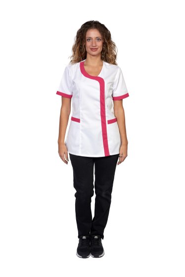 Camice donna estetista massaggi oss parrucchiera maestra scuola asilo lavoro vari colori taglie dalla XS alla XXXL