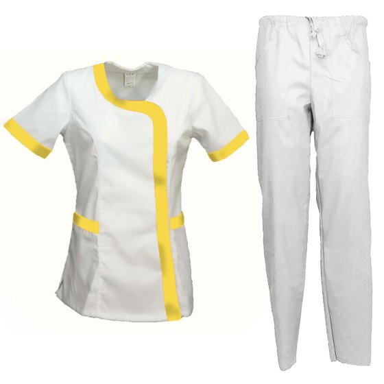 Divisa donna completo abbigliamento estetista sanitario estetico oss infermiere - Personalizzabile con il tuo logo