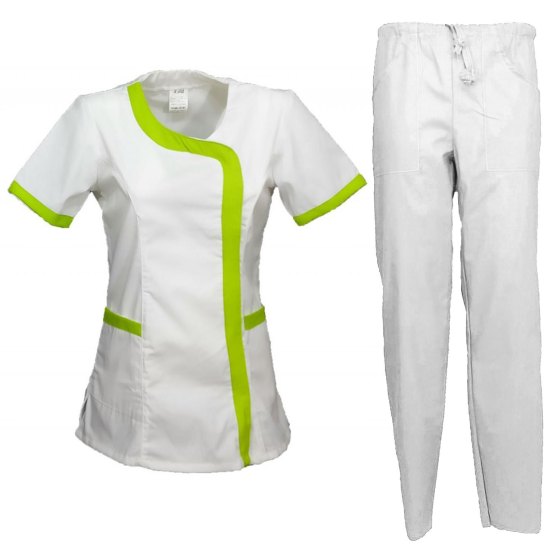 Divisa donna completo abbigliamento estetista sanitario estetico oss infermiere - Personalizzabile con il tuo logo