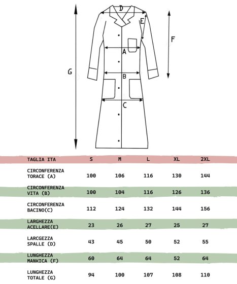 Camice vestaglia casacca maestra salumeria scuola cotone supermercato asilo - Personalizzabile con il tuo logo