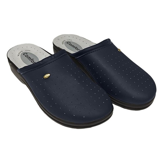 Ciabatte pantofole sanitarie donna suola zoccoli antiscivolo sabot pelle morbide vari colori