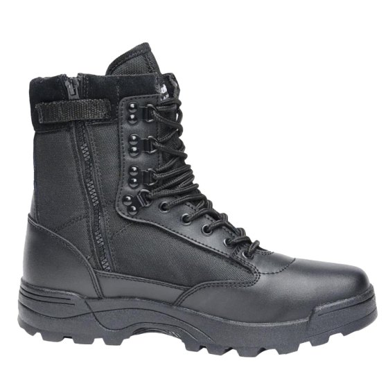 Anfibi stivali stivaletti thinsulate zip pelle cordura soft air militari uomo donna