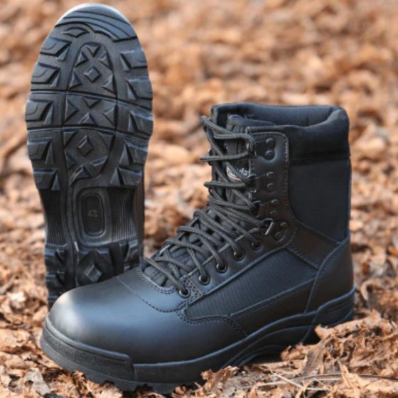 Anfibi stivali stivaletti thinsulate zip pelle cordura soft air militari uomo donna