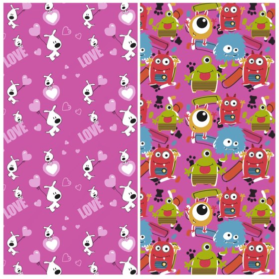 Set di due Camice grembiule con Zip per Maestra Asilo infanzia infermiera ludoteca Scuola bambini fantasia