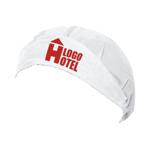 Kit Pulizie camice Hotel Personalizzabile Logo Nome Cuffia e Grembiule donna lavoro