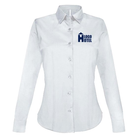 Kit Divisa Reception Hotel per Donna con Camicia manica lunga in cotone e Pantalone made in italy