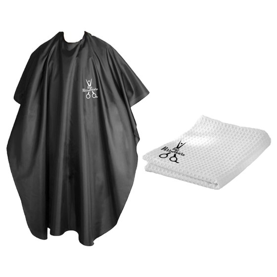 Kit Centri Estetici con Mantella e Asciugamano Personalizzabili con Logo
