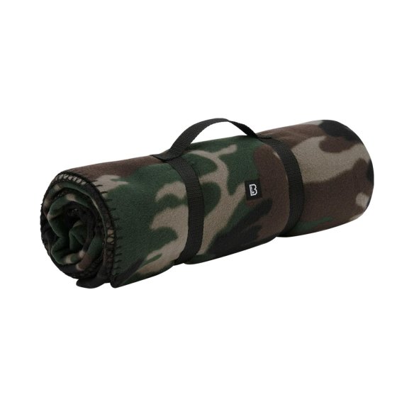 Coperta coperta plaid mimetico militare flecktarn verde pile calda campeggio outdoor