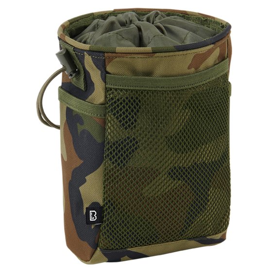 Masupio tasca tattica PALS per sistemi Molle tasca frontale in rete con elastico e fermacavo per protezione contro le intemperie
