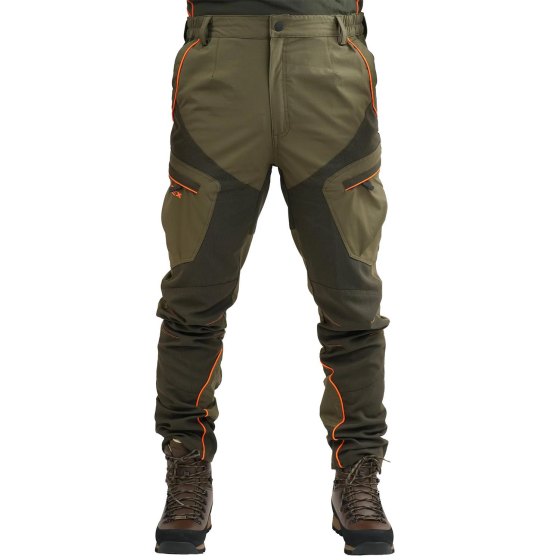Pantalone pantaloni caccia ergonomici Rinforzi in tessuto tecnico elasticizzato