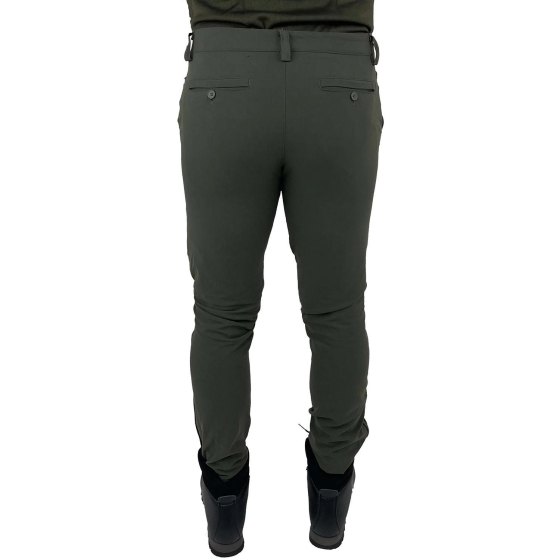 Pantalone pantaloni elastici SlimFit da caccia uomo in tessuto stretch Idrorepellente leggero