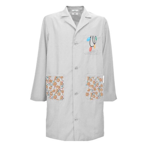 Camice Natalizio uomo pediatra clownterapy veterinario bambini abbigliamento pediatrico dottore Natale