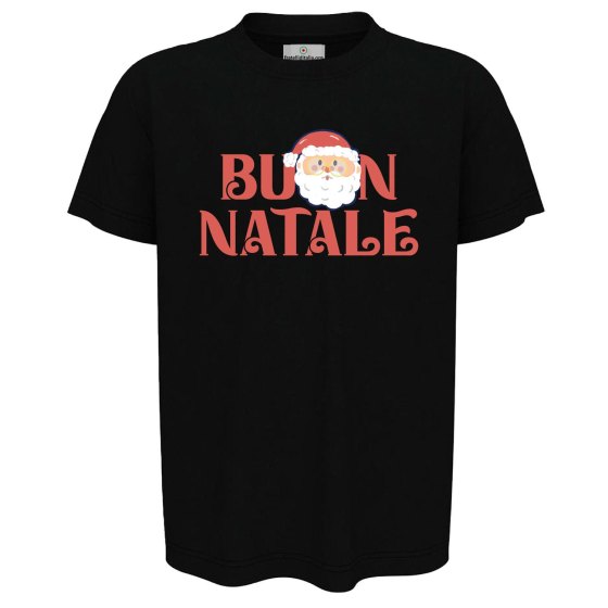 T-shirt bambino mezza manica a tema Natale Idea regalo natalizia con stampa di alta qualita'