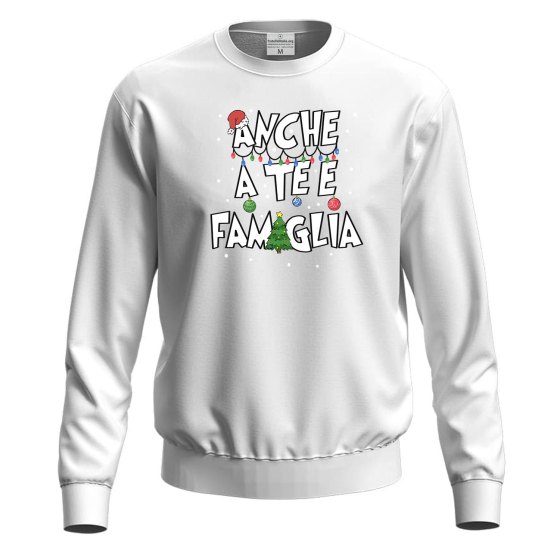 Felpa maglia maglione Natalizia unisex regalo abbigliamento Natalizio uomo donna Natale