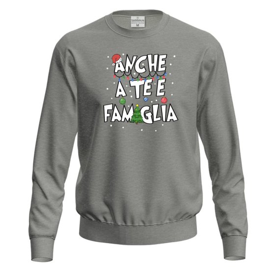 Felpa maglia maglione Natalizia unisex regalo abbigliamento Natalizio uomo donna Natale
