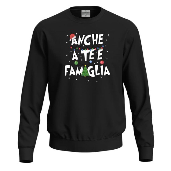 Felpa maglia maglione Natalizia unisex regalo abbigliamento Natalizio uomo donna Natale