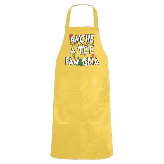 Grembiule Natalizio paravanti Cucina stampa Regalo per feste Natale ristoranti bar scuola cotone