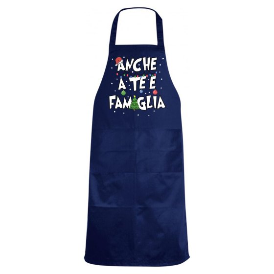 Grembiule Natalizio paravanti Cucina stampa Regalo per feste Natale ristoranti bar scuola cotone