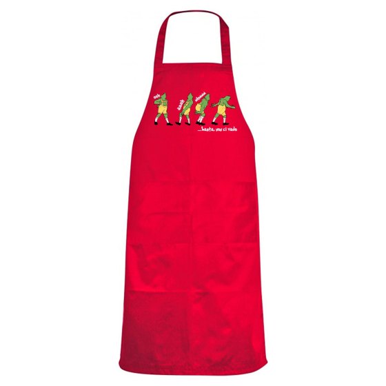 Grembiule cucina con stampa ristorante scuola laboratorio davantino cuoco chef Natale