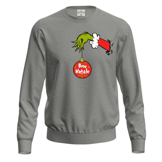 Felpa Natalizia Unisex Maglione Buon Natale uomo donna invernale girocollo