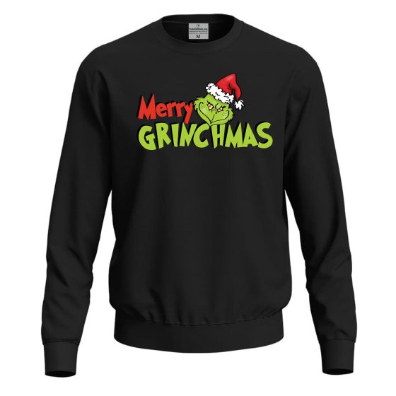 Felpa maglia Natale Unisex Stampa personaggio a Tema Festivo Regalo Merry Christmas