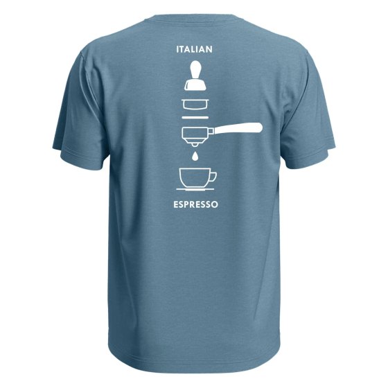 T-shirt unisex Mezza Manica Stampa ITALIAN ESPRESSO caffe' barista caffetteria bar idea regalo uomo donna