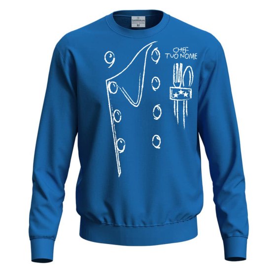 Felpa unisex cuoco con stampa Casacca da cucina abbigliamento chef maglia ristorante bar pasticceria idea regalo uomo donna
