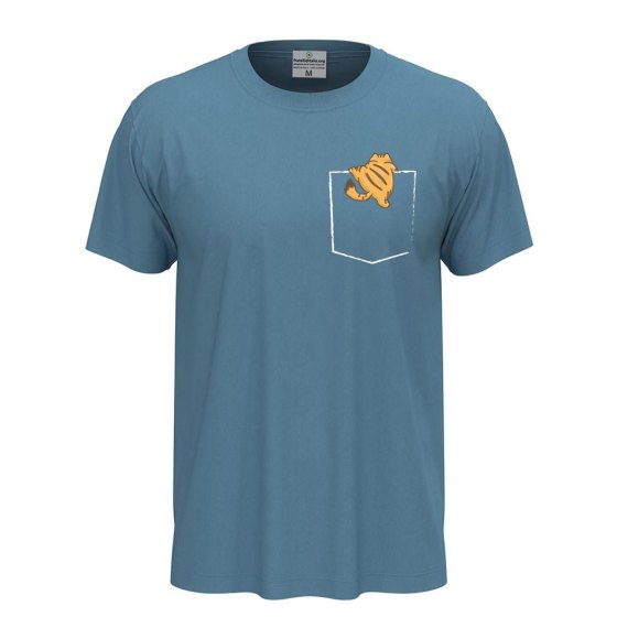 T-shirt unisex a manica corta con stampa "GATTO NEL TASCHINO" per toelettatori o veterinari, idea regalo amanti gatti
