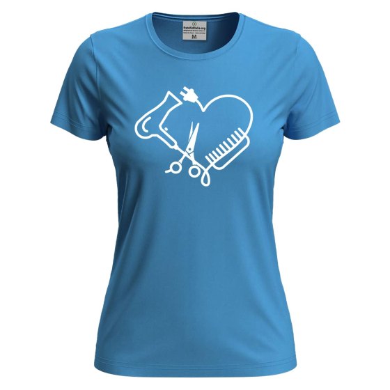 T-Shirt a Manica Corta "Hair Stylist" con Stampa DTF  Per Parrucchieri e Barbieri salone Hairstylist coiffeur