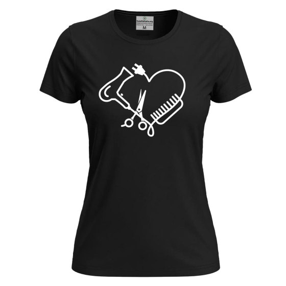 T-Shirt a Manica Corta "Hair Stylist" con Stampa DTF  Per Parrucchieri e Barbieri salone Hairstylist coiffeur