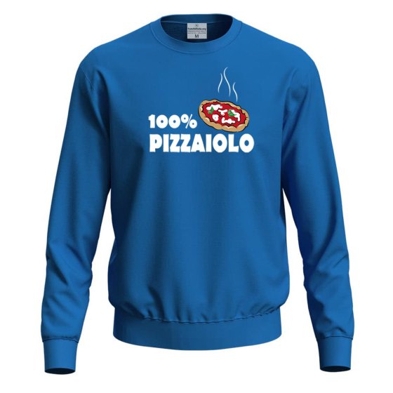 Felpa maglia stampa digitale pizzaiolo idea regalo  per pizzaioli cuochi e amanti della pizza