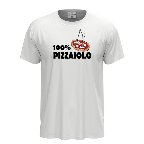 T-shirt abbigliamento pizzaiolo stampa pizzaiolo regalo  per pizzaioli cuochi e amanti della pizza
