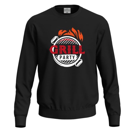 Felpa unisex con stampa digitale DTF "SERIAL GRILLER" - Simpatica idea regalo per cuochi o amanti della griglia