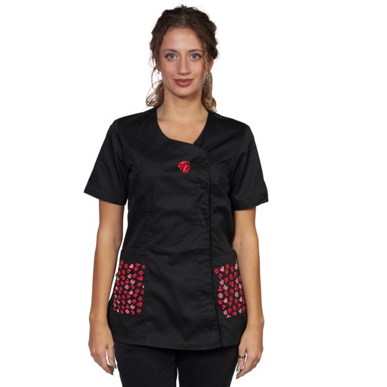 Camice grembiule San Valentino love cuori parrucchiera estetista maestra Personalizzabile con logo