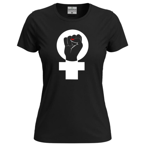 T-shirt maglia mezza manica Donna NO ALLA VIOLENZA Speciale festa delle donne
